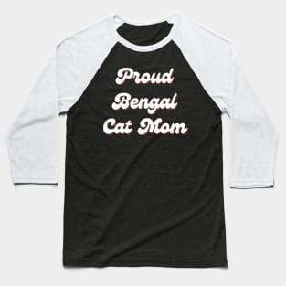 Bengal Cat Baseball T-Shirt